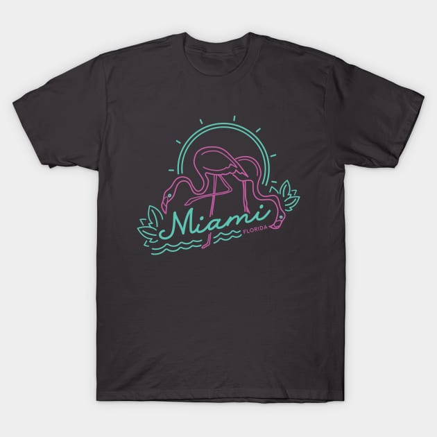 Miami Florida T-Shirt by luckybengal